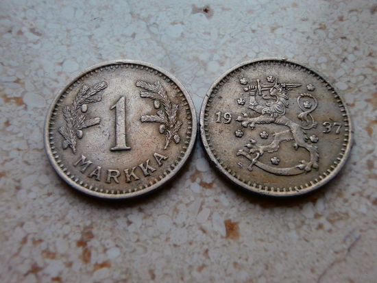 Финляндия 1 марка 1937