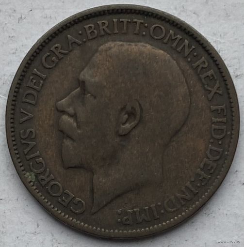 Великобритания 1/2 пенни 1912 г.