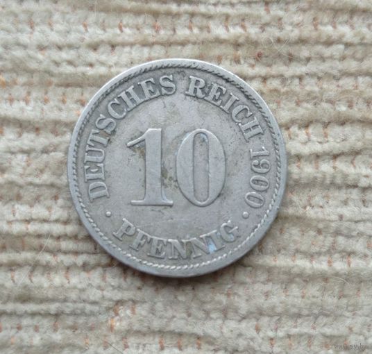 Werty71 Германия 10 пфеннигов 1900 А