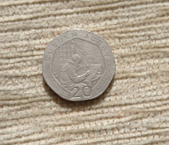 Werty71 Мэн 20 пенсов 2003 Монах