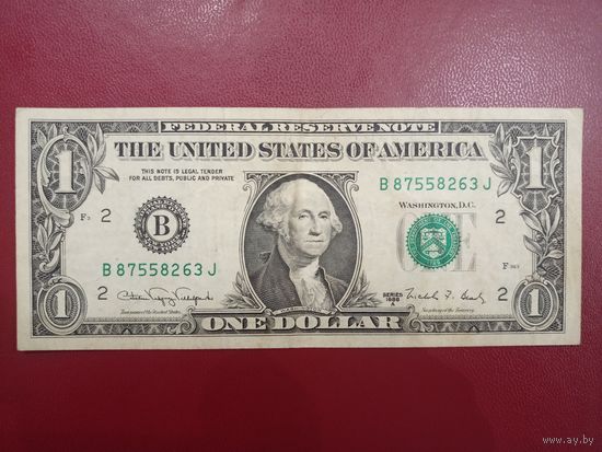 1 доллар США 1988А, В (NEW YORK)
