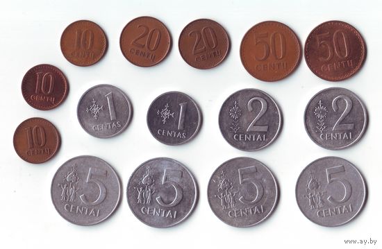 Монеты Литвы.
