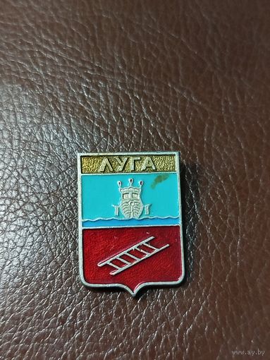 Значок герб Луга