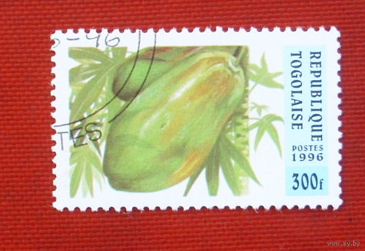 Того. Фрукты. ( 1 марка ) 1996 года. 6-2.