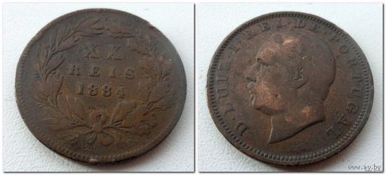 20 рейс 1884 год Португалия, из копилки