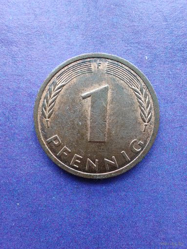 Германия ФРГ 1 пфенниг 1982 F