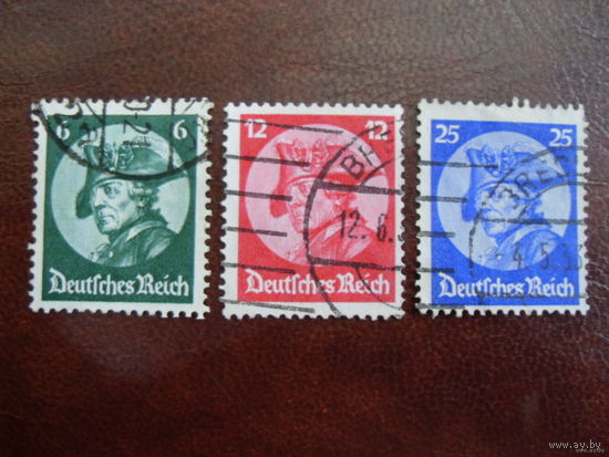 Торг! DR Mi.479-481 Германия. Рейх. 1933 (Mi.30 euro) см. описание