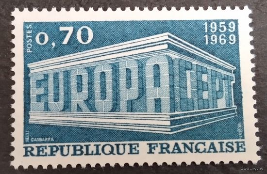 Франция. 1969г. Mi1666**. Еврпасепт.