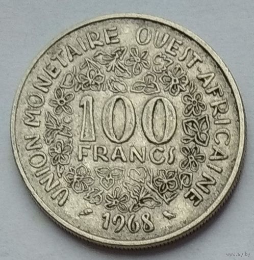 Западная Африка 100 франков 1968 г.