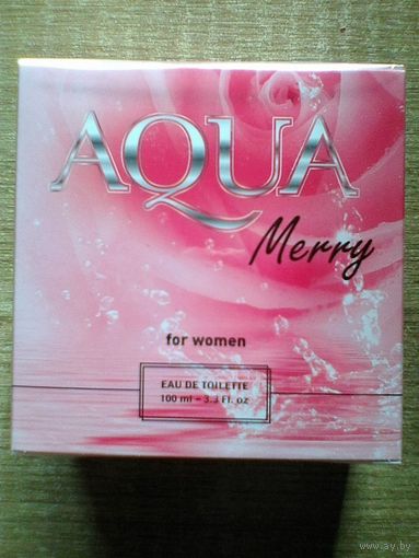 Туалетная Вода - "AQUA MERRY" - Для Женщин - 100 ml - Новая в Упаковке.