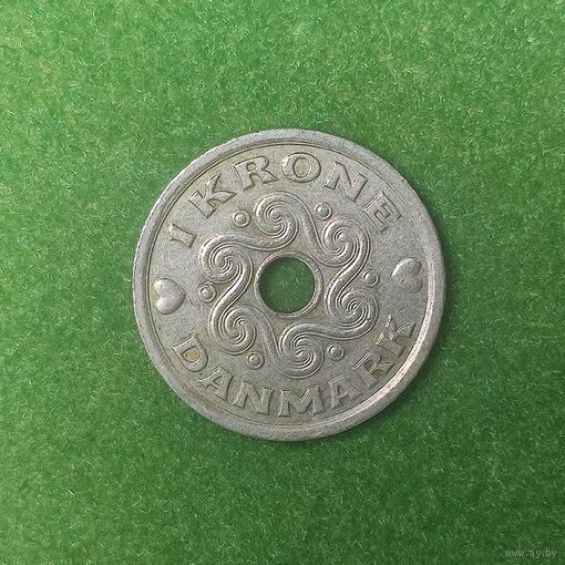 Дания 1 крона, 1999г. 01.013