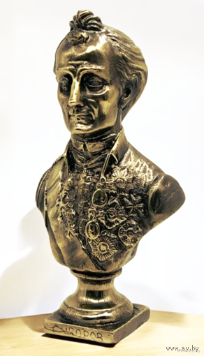 Бюст Суворова А.В. Бронза