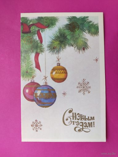 С новым годом! Чистая. Двойная. 1987 года. Охотина. 2643.