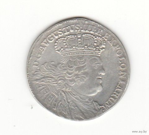 Монета Орт 1756 года