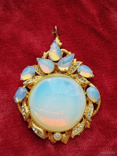 Антикварный Кулон-подвеска. 19-й начало 20-го века. Перламутр.