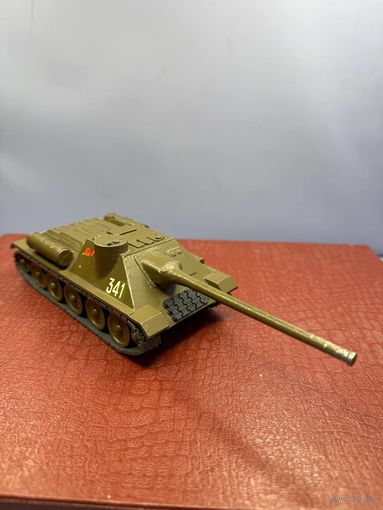 Старт с 1 рубля ! Игрушка СССР модель самоходки СУ-100