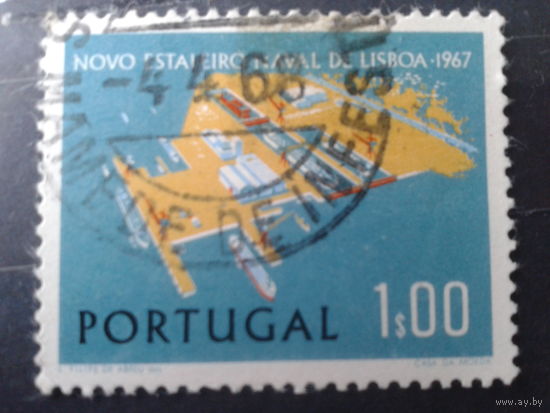 Португалия, 1967. Верфь в порту Лиссабона