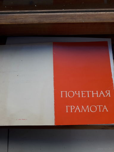 Почетная грамота Бел. Общества слепых Могилев