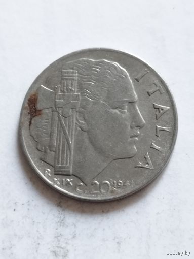 Италия 20 сентизим 1941