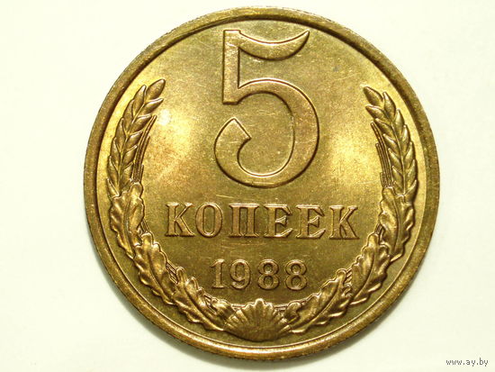 5 копеек 1988 aUNC #1