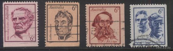 Австралия - 1970 [Mi. 457-460] Гашеная (AU12)