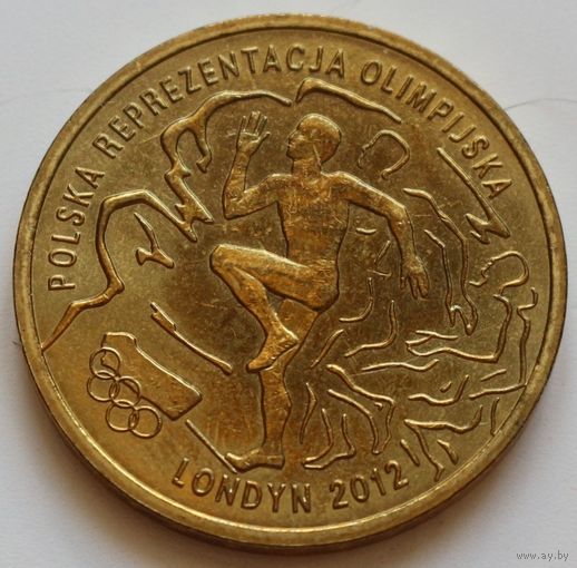 Польша 2 злотых 2012 год "XXX летние Олимпийские Игры, Лондон 2012"
