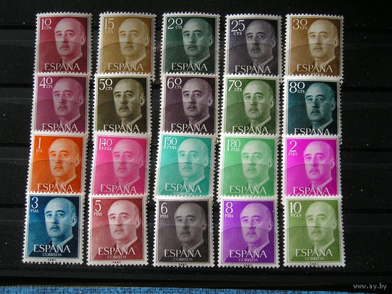 Испания, Франко 1955 х 20