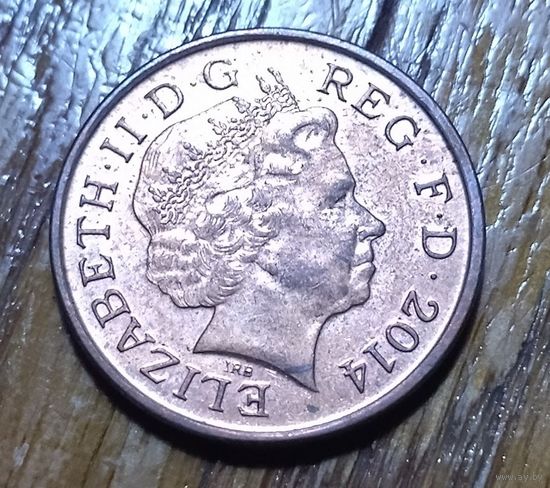 Великобритания, 1 пенни 2014 года