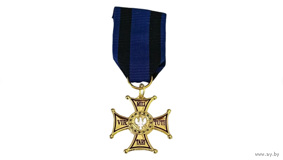 Крест (знак) Ордена 4 класса Виртути Милитари VIRTUTI MILITARI - иностранная награда Польша