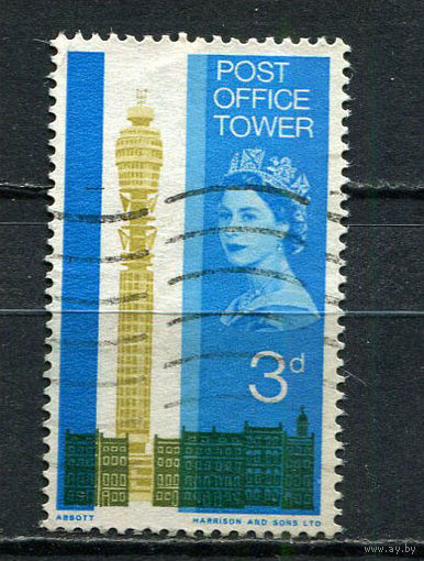 Великобритания - 1965 - Архитектура 3Р - [Mi.402x] - 1 марка. Гашеная.  (Лот 7HZ)-TG3P46