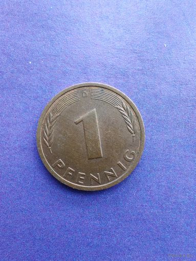 Германия ФРГ 1 пфенниг 1984 D