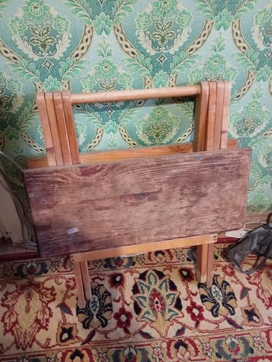 Столик деревянный раскладной