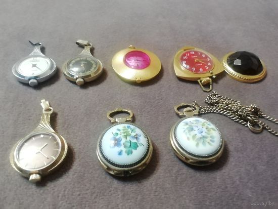 Женские часы кулоны
