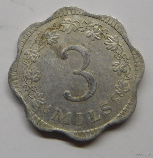 Мальта 3 миля 1972 г
