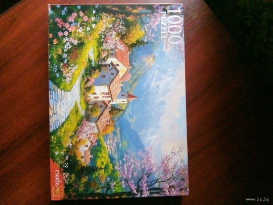 Пазл Городок в горах 1000