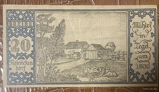 Нотгельд 50 пфеннигов 1921 год. Берлин. Веймарская республика