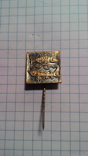 Знаки Зодиака. Рыбы. Латунь.