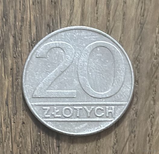 Польша 20 Злотых 1989г.
