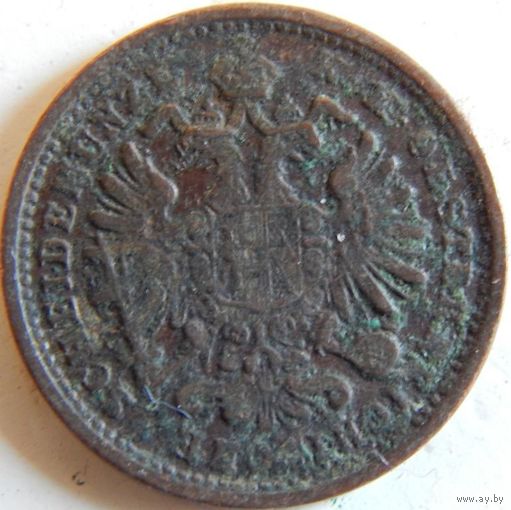 2.5. Австрия 1 крейцер 1891 год