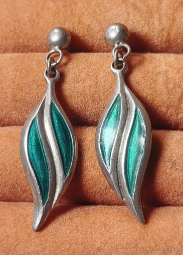 Серьги-гвоздики, 925, СССР