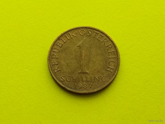 Австрия. 1 шиллинг 1987.