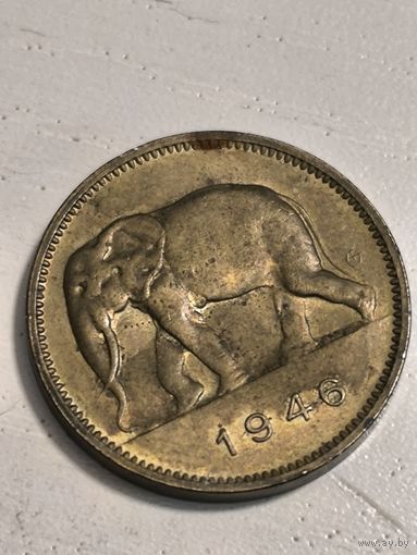 1946 Belgian Congo 2 fr