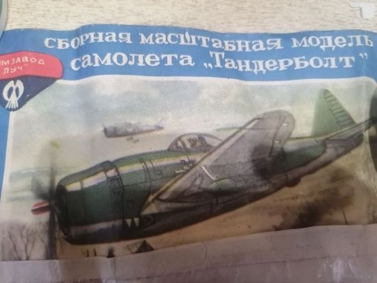 Сборная маштабная "-модель самолета. " Тандерболт"