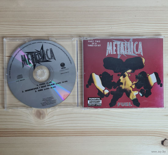 Metallica - Fuel (CD, UK, 1998, лицензия) Part 2 of a 3 CD set