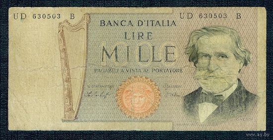 Италия, 1000 лир 1977 (образца 1969) год.