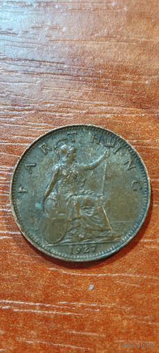 Великобритания 1 фартинг 1927