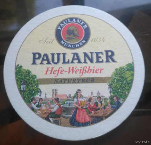 Подставка под пиво Paulaner