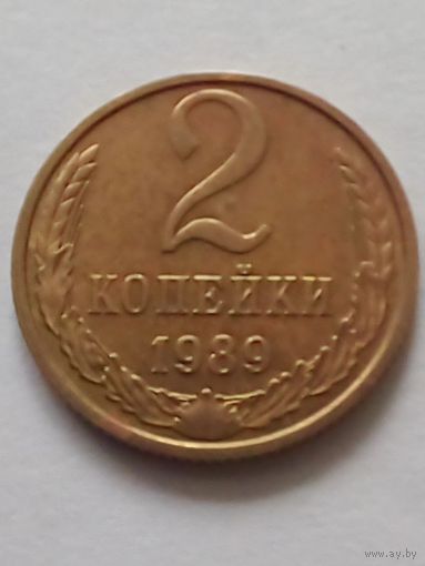 СССР 2 копейки 1989 г.AU