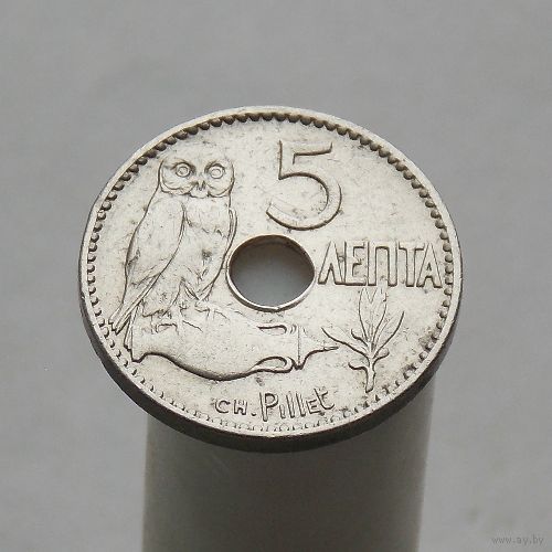 Греция 5 лепта 1912