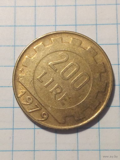 200 лир Италия 1979 год